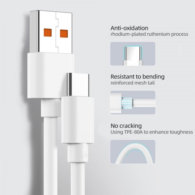 Xiaomi Type-C_Cable Support 6A_Fast Charging Data Transmis (1)